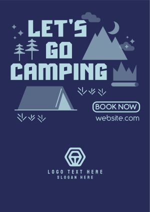 Camp Out Flyer Image Preview