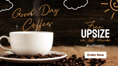 Good Day Coffee Promo Facebook event cover Image Preview