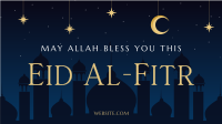 Night Sky Eid Al Fitr Facebook event cover Image Preview