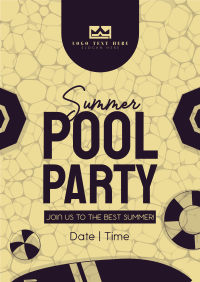 Summer Pool Party Poster Image Preview