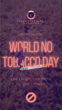 No Tobacco Day TikTok Video Preview