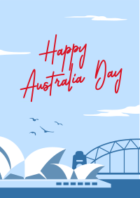 Happy Australia Day Flyer Design