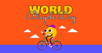 Celebrate Bicycle Day Facebook ad Image Preview