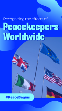 International Day of United Nations Peacekeepers Instagram Reel Image Preview