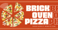 Simple Brick Oven Pizza Facebook Ad Image Preview