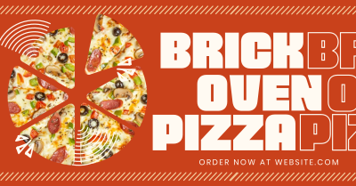 Simple Brick Oven Pizza Facebook ad Image Preview