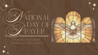 Elegant Day of Prayer Facebook Event Cover Design