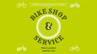 Bike Shop and Service Facebook Event Cover Design