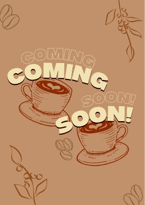 Cafe Coming Soon Poster Image Preview