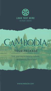 Cambodia Travel TikTok video Image Preview