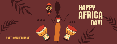 Africa Day Greeting Facebook cover Image Preview