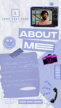 About Me Collage Facebook story Image Preview