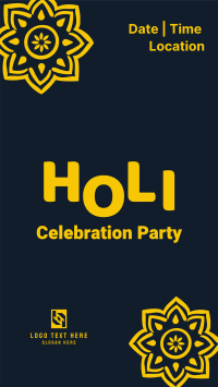 Holi Fest Get Together Facebook story Image Preview