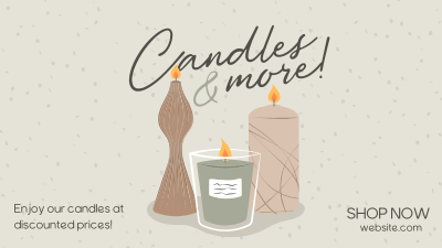 Candles & More Facebook event cover Image Preview