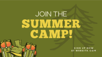 Summer Camp Facebook Event Cover Design