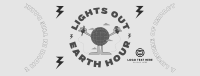 Earth Hour Lights Out Facebook cover Image Preview