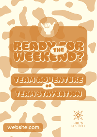 Weekend Quirky Pattern Poster Image Preview