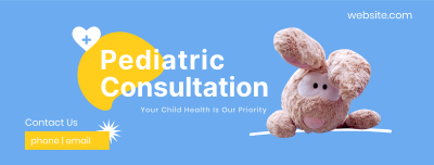 Pediatric Bunny Facebook cover Image Preview