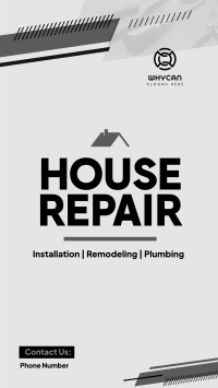 Home Repair Services Facebook Story Design