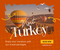 Turkey Travel Facebook Post Design