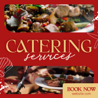 Savory Catering Services Instagram Post Design