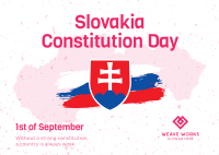 Slovakia Constitution Day Postcard Image Preview