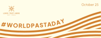 Flowy World Pasta Day Facebook cover Image Preview