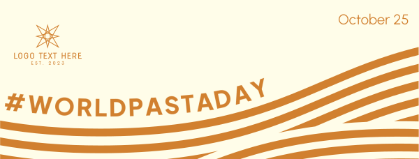 Flowy World Pasta Day Facebook Cover Design Image Preview