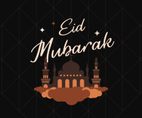 Eid Blessings Facebook Post Design