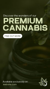 Premium Cannabis Instagram Reel Image Preview