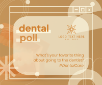 Dental Care Poll Facebook Post Design