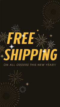 Free Shipping Sparkles YouTube short Image Preview