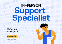 Tech Support Specialist Postcard Image Preview