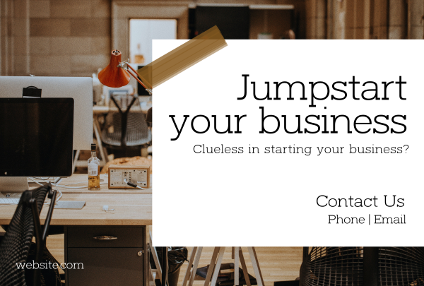 Jumpstart Your Business Pinterest Cover Design Image Preview