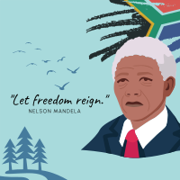 Nelson Mandela  Freedom Day Instagram post Image Preview