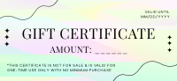 Vague Glow Gift Certificate Image Preview