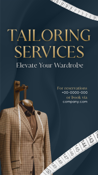 Tailoring Services Elegant TikTok Video Preview