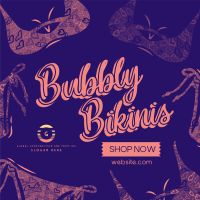Bubbly Bikinis Instagram Post Design