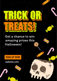 Creepy Tricky Treats Poster Image Preview