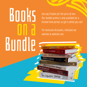 Abstract Book Bundle Instagram post Image Preview
