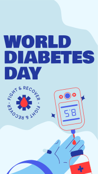 Worldwide Diabetes Support Instagram Story Design
