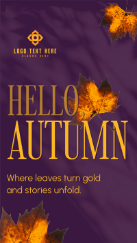 Cozy Autumn Greeting Video Image Preview