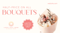 Discounted Bouquets Facebook Event Cover Design
