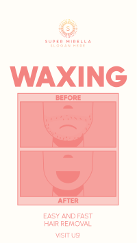 Waxing Treatment Facebook Story Design