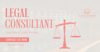 Corporate Legal Consultant Facebook Ad Design