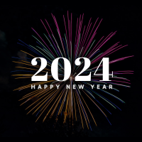 New Year Fireworks Instagram Post Image Preview