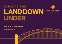 Sydney Harbour Bridge Postcard Image Preview