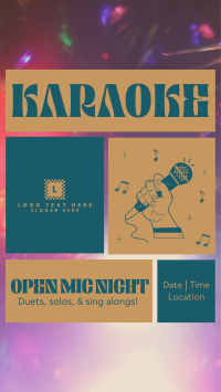Karaoke Open Mic Instagram reel Image Preview