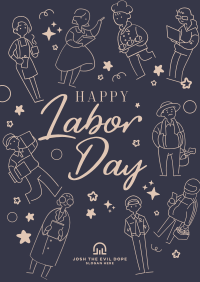 Labor Day  celebration Poster Design