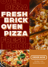 Yummy Brick Oven Pizza Flyer Image Preview